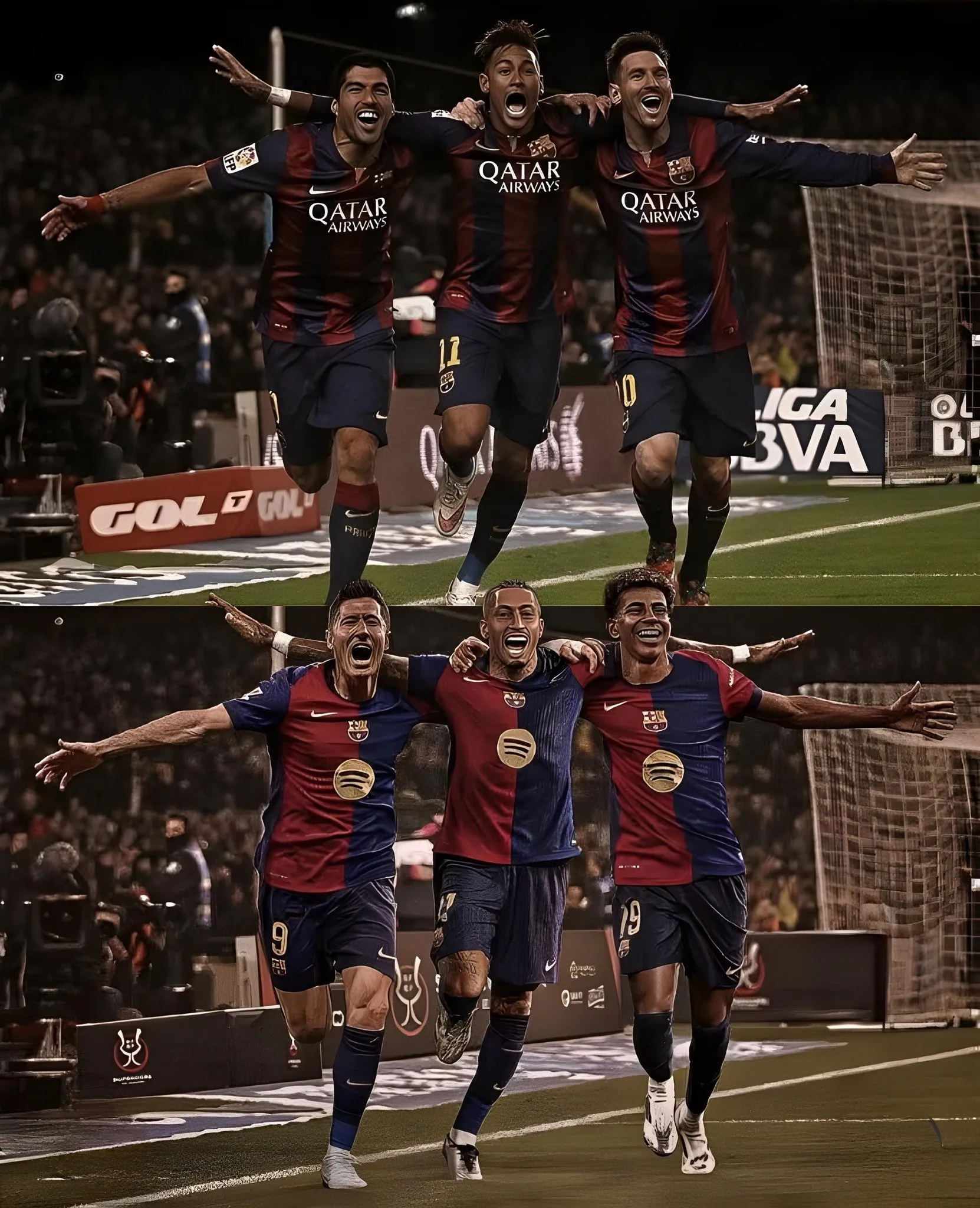 梅西遭遇西班牙碾压，欧冠局势紧张