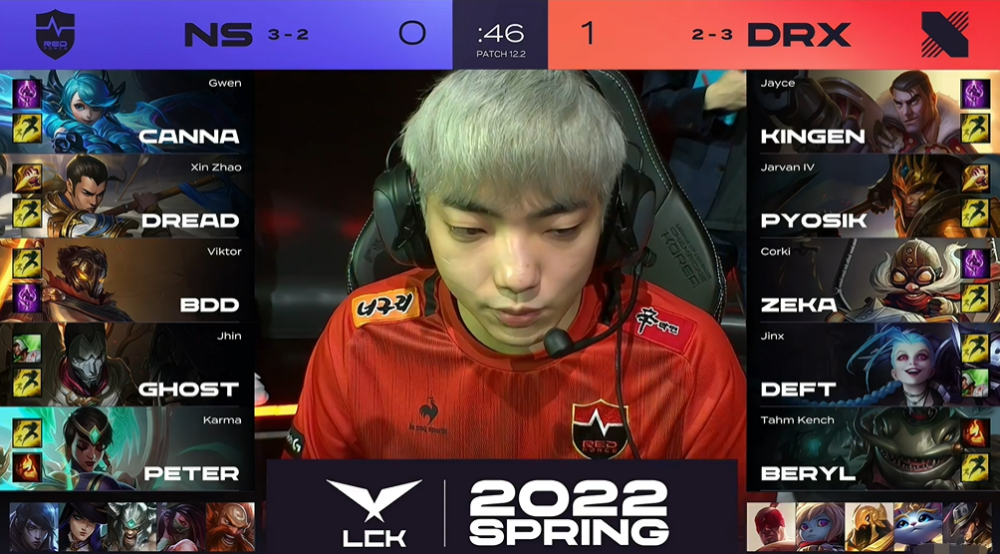 EG碾压DRX，BDD团战一打五八强赛2:0（洛杉矶）