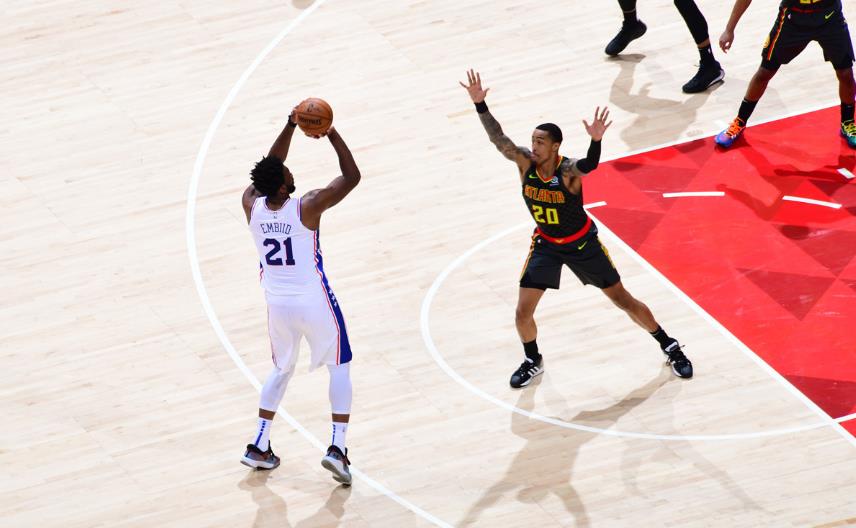 巨人战胜子弹，恩比德全场发挥出色